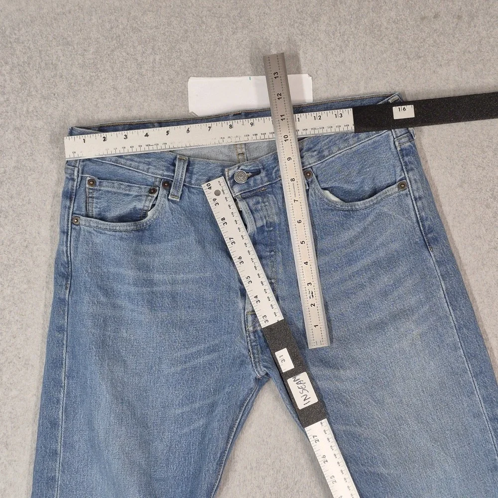 Levi's 501 Men Jeans 32X32 Blue Denim 31